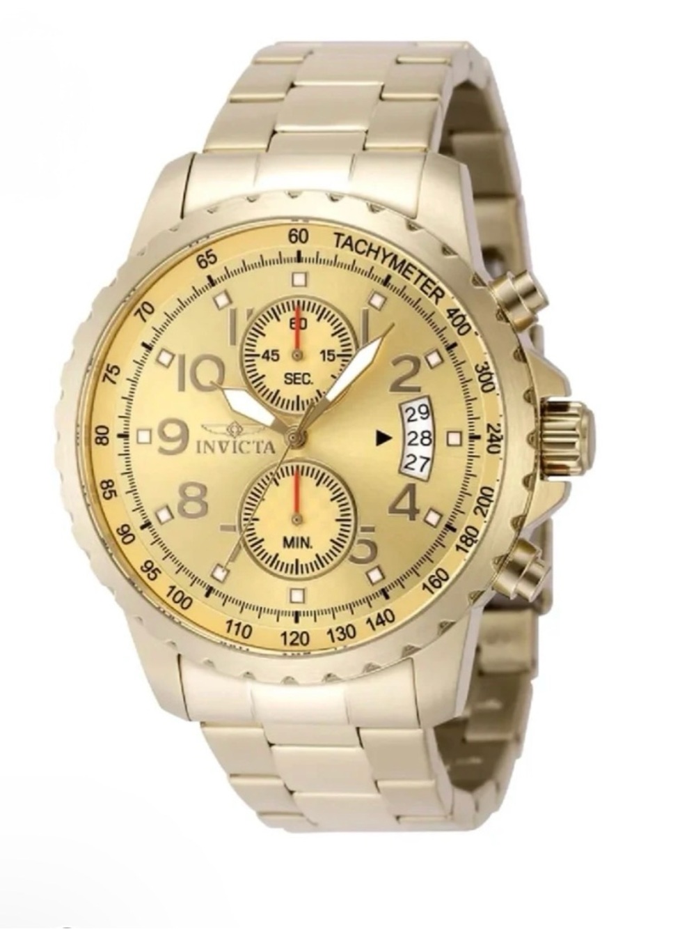 Invicta Specialty Veloquence Men's Watch - 47mm, Gold (69792)